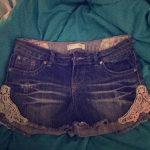 Blue jeans shorts
